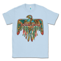 Dusty Blue wild soul thunderbird Classic Tee - BarkalooDesign