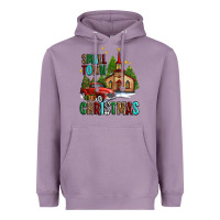 Lavender small town christmas church western truck Heavyweight Hoodie - AdoDesignShop
