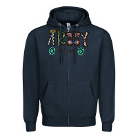 Navy army mom Zipper Hoodie - SublimationCraftShop