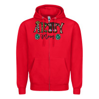 Red army mom Zipper Hoodie - SublimationCraftShop