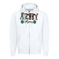 White army mom Zipper Hoodie - SublimationCraftShop