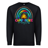 Black camp more worry less Premium Sweatshirt - Artiststas