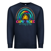 Navy camp more worry less Premium Sweatshirt - Artiststas