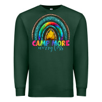 Sports Green camp more worry less Premium Sweatshirt - Artiststas