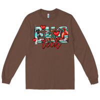 Chestnut ekg tech Long Sleeve Tee - texasbilliewilder