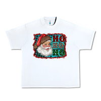White Santa Ho Ho Ho Urban Heavy Tee - RanaPortraitStore