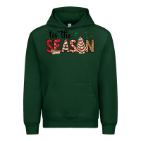 Forest Green tis the season christmas debbie cake Urban Hoodie - MaliasSmallBusiness