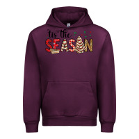 Mauve Wine tis the season christmas debbie cake Urban Hoodie - MaliasSmallBusiness