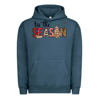 Pigment Midnight Navy tis the season christmas debbie cake Urban Hoodie - MaliasSmallBusiness