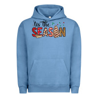 Pigment Pebble Blue tis the season christmas debbie cake Urban Hoodie - MaliasSmallBusiness