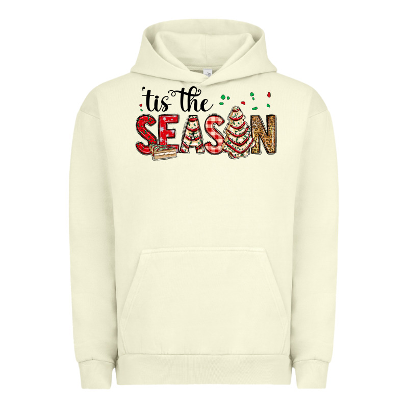 Tis The Season Christmas Debbie Cake Urban Hoodie by MaliasSmallBusiness | Teevron