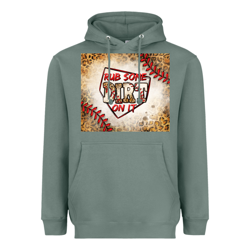 Rub Some Dirt On It Baseball Heavyweight Hoodie by Jasminsmagicworld | Teevron