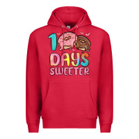Cardinal 100 days sweeter Premium Hoodie - MaliasSmallBusiness