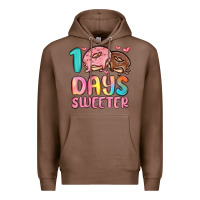 Chestnut 100 days sweeter Premium Hoodie - MaliasSmallBusiness