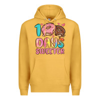 Mustard 100 days sweeter Premium Hoodie - MaliasSmallBusiness