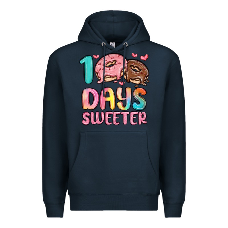 100 Days Sweeter Premium Hoodie by MaliasSmallBusiness | Teevron