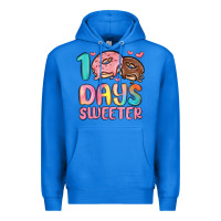 True Royal 100 days sweeter Premium Hoodie - MaliasSmallBusiness