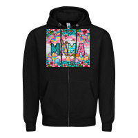 Black Easter Mama Leopard tumbler Easter Day Zipper Hoodie - Neo Western