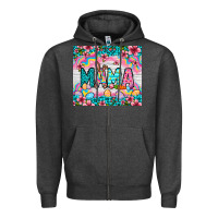 Charcoal Heather Easter Mama Leopard tumbler Easter Day Zipper Hoodie - Neo Western