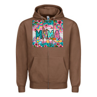 Chestnut Easter Mama Leopard tumbler Easter Day Zipper Hoodie - Neo Western