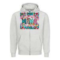 Easter Mama Leopard Tumbler Easter Day Zipper Hoodie | Teevron