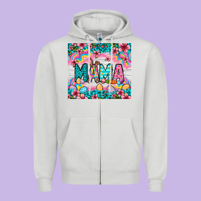 Easter Mama Leopard Tumbler Easter Day Zipper Hoodie Designed By Neo Western