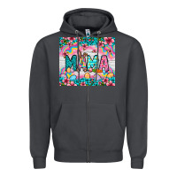 Smoke Easter Mama Leopard tumbler Easter Day Zipper Hoodie - Neo Western