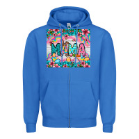 True Royal Easter Mama Leopard tumbler Easter Day Zipper Hoodie - Neo Western