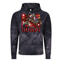 Cloud Black rodeo christmas howdy Vintage Hoodie - AdoDesignShop