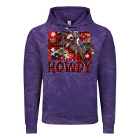 Cloud Purple rodeo christmas howdy Vintage Hoodie - AdoDesignShop