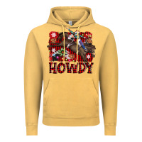 Vintage Mustard rodeo christmas howdy Vintage Hoodie - AdoDesignShop