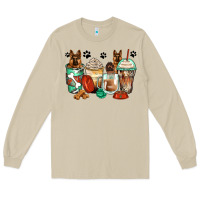 Mushroom german shepherds coffee cups Long Sleeve Tee - Zillion Design Studio