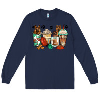 Navy german shepherds coffee cups Long Sleeve Tee - Zillion Design Studio