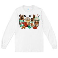 White german shepherds coffee cups Long Sleeve Tee - Zillion Design Studio