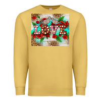 Antique Gold love birds and love with ross Premium Sweatshirt - AdoDesignShop