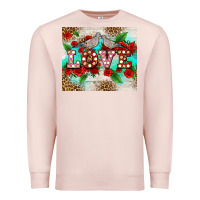 Pale Pink love birds and love with ross Premium Sweatshirt - AdoDesignShop