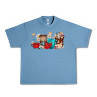 Pebble Blue Nurse coffee cups Urban Heavy Tee - texasbilliewilder