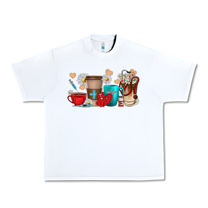 Nurse Coffee Cups Urban Heavy Tee by texasbilliewilder | Teevron