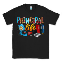 Black principal life Classic Tee - Zillion Design Studio