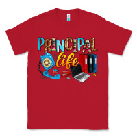 Red principal life Classic Tee - Zillion Design Studio