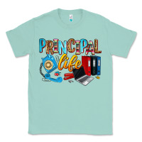 Seafoam principal life Classic Tee - Zillion Design Studio