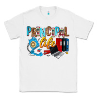 White principal life Classic Tee - Zillion Design Studio