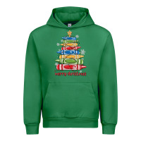 Emerald crayons tree christmas Urban Hoodie - MaliasSmallBusiness