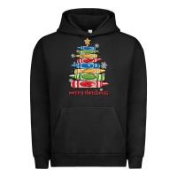 Pigment Black crayons tree christmas Urban Hoodie - MaliasSmallBusiness