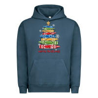 Pigment Midnight Navy crayons tree christmas Urban Hoodie - MaliasSmallBusiness