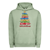 Pigment Oil Green crayons tree christmas Urban Hoodie - MaliasSmallBusiness