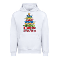 White crayons tree christmas Urban Hoodie - MaliasSmallBusiness