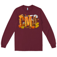 Burgundy fall cma Long Sleeve Tee - texasbilliewilder