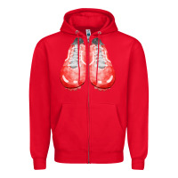 Red red cleats fa element 2 Zipper Hoodie - FaDigitalArtStudio