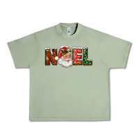 Oil Green Western Noel Santa Claus Urban Heavy Tee - RanaPortraitStore